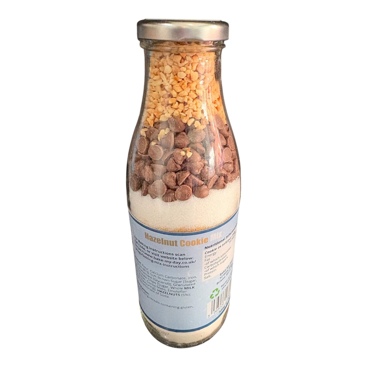 Hazelnut Cookie Baking Mix Bottle - 750ml. Makes 8 NYC size cookies