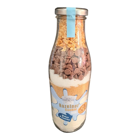 Hazelnut Cookie Baking Mix Bottle - 750ml. Makes 8 NYC Cookies
