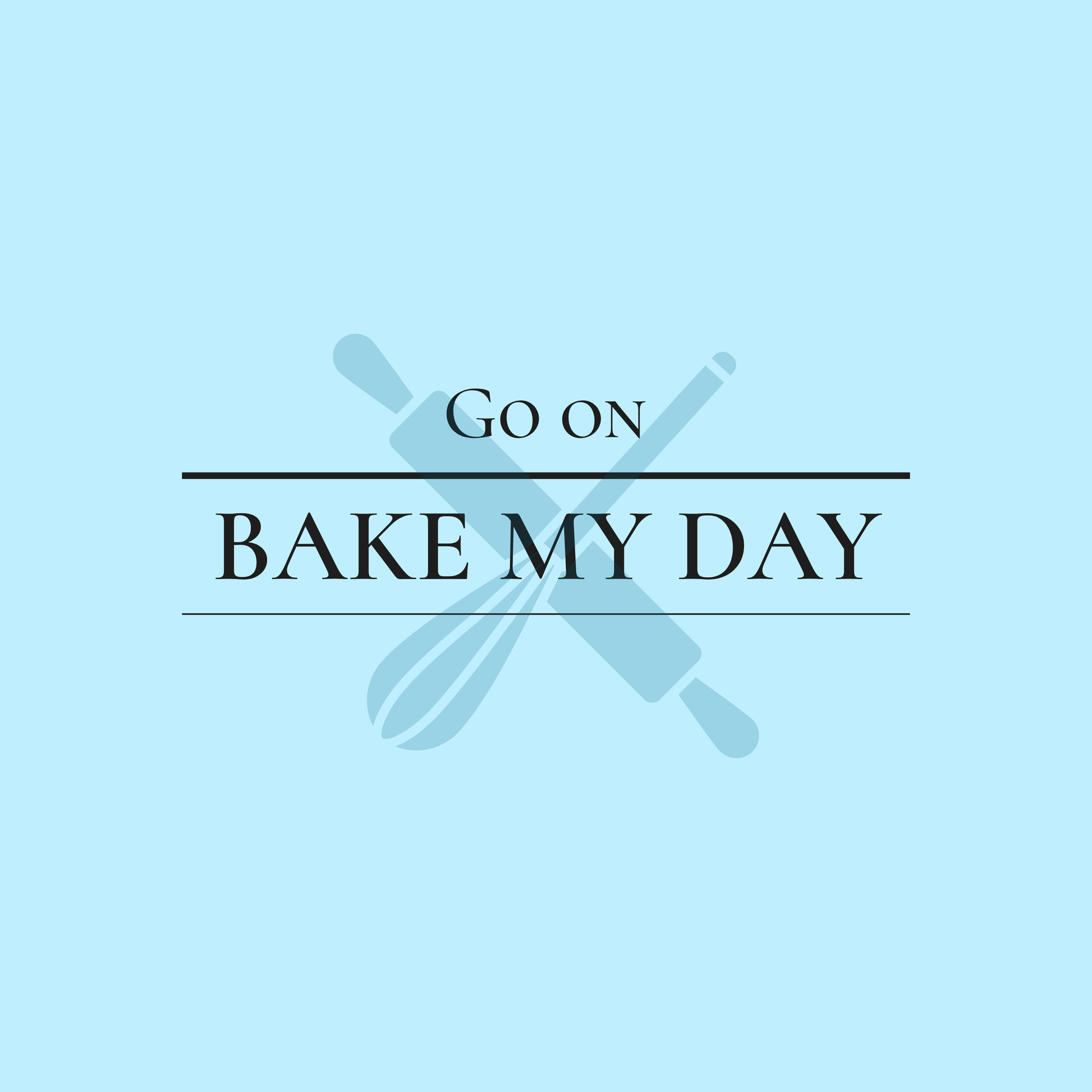 Bake My Day logo – colourful and playful branding for Bake My Day, specialist in kids’ baking kits, paint-your-own cookies, and fun creative baking activities.