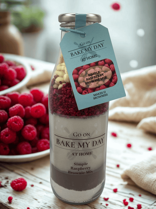 Bake My Day wholesale gluten-free brownie baking mixes – variety of flavours available for retailers, perfect for stocking bake-at-home gluten-free brownies in stores or online, ideal for gift packs and family-friendly baking.