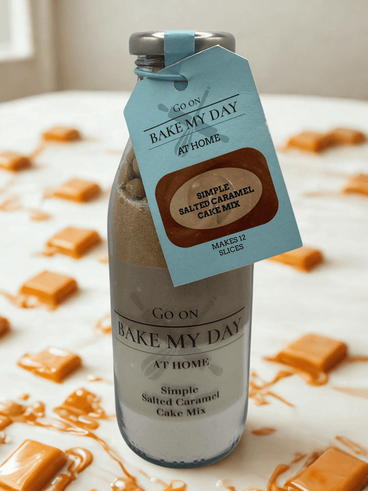 Bake My Day wholesale gluten-free cake baking mixes – variety of flavours available for retailers, perfect for stocking bake-at-home gluten-free cakes in stores or online, ideal for gift packs and family-friendly baking.
