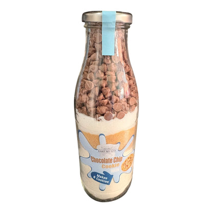 Chocolate Chip Cookie Baking Mix Bottle - 750ml. Makes 8 NYC size Cookies