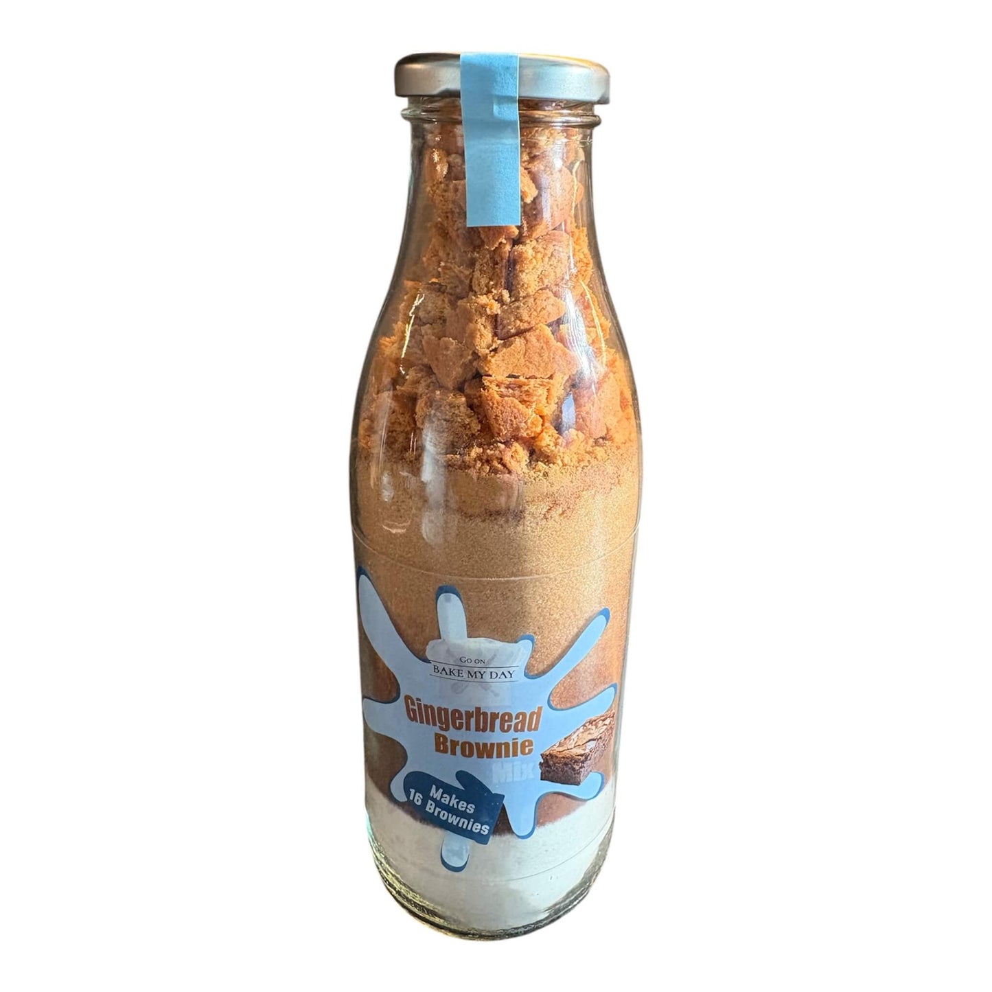 Gingerbread Brownie Baking Mix Bottle - 750ml. Makes 16 Brownies