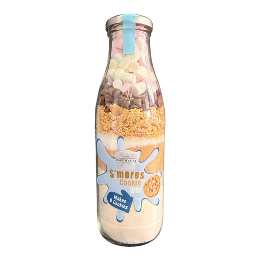 S’mores Cookie Baking Mix Bottle - 750ml. Makes 8 NYC size Cookies